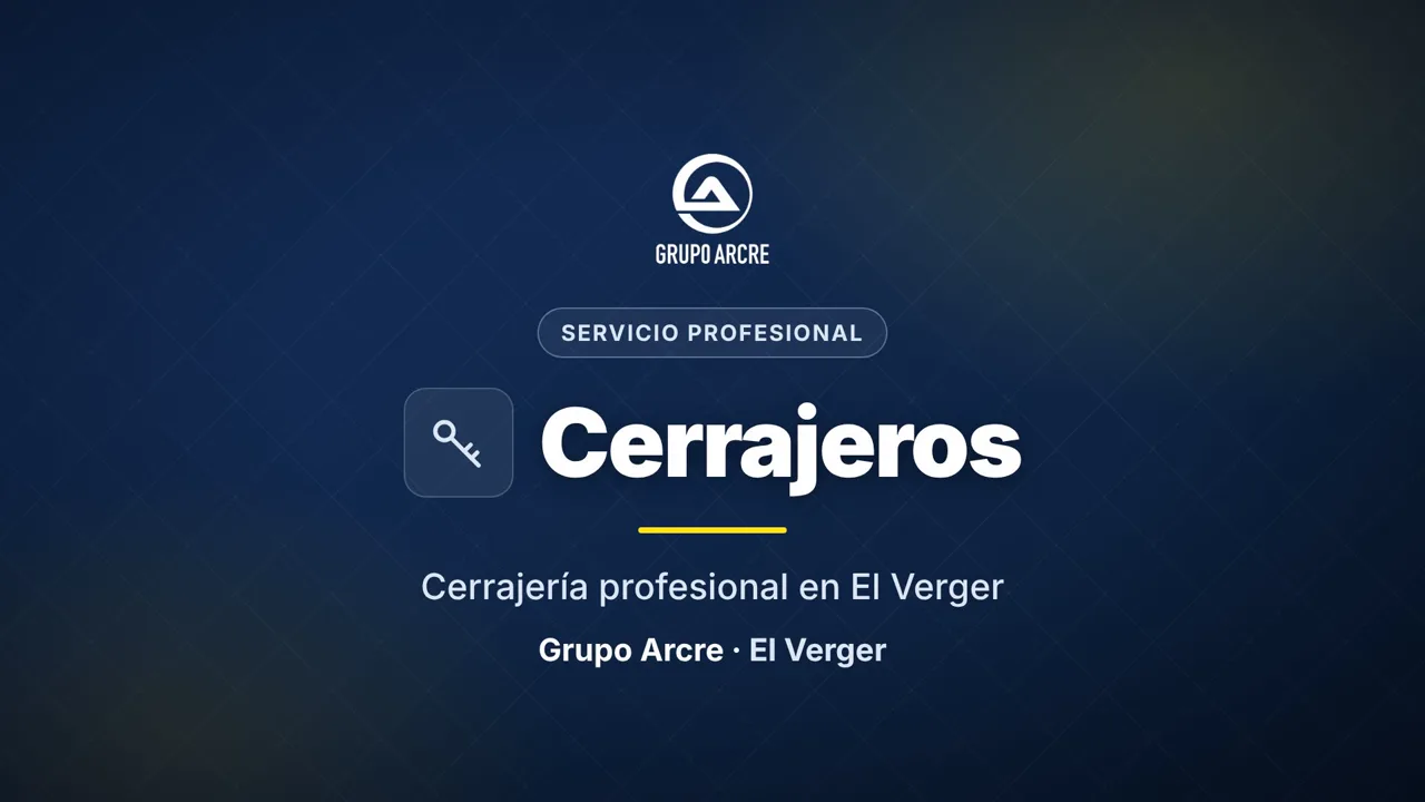 Cerrajería profesional en El Verger